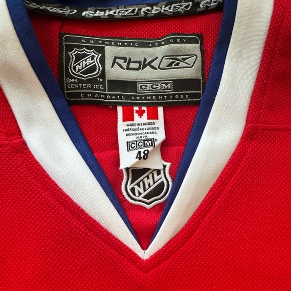 VTG Montreal Canadiens David Desharnais Reebok NHL Home Jersey w Strap Size: 48 - Picture 8 of 9
